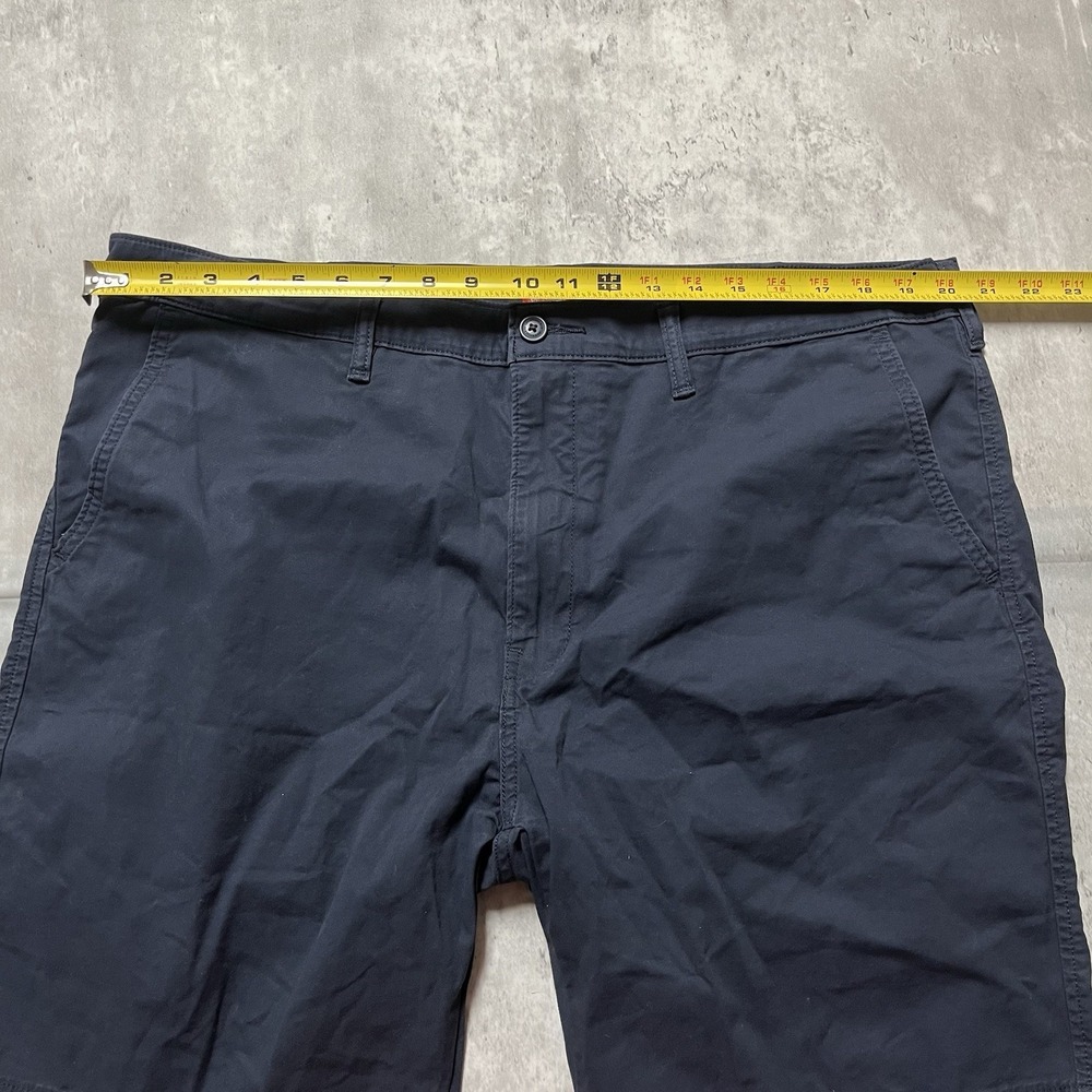 Levi's Men's Standard Taper Chino Short, Blue  Navy-Stretch Twill, 40 waist - Picture 4 of 8